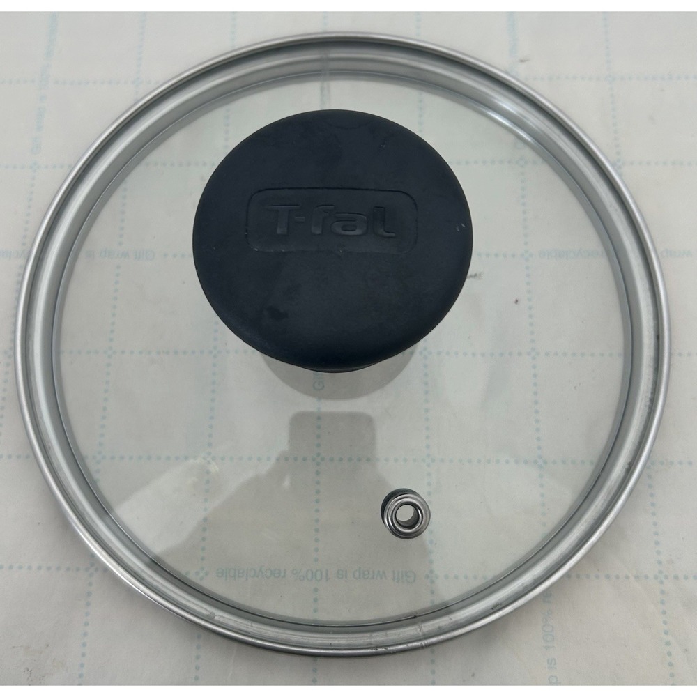 T-Fal Tempered Glass Lid 5.5"‎ Vented Black Plastic Knob Pan Lid Replacement